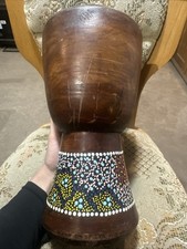 Rare Terrakotta Djembe Trommel