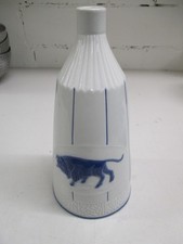 Keramik Blumenvase mit Motiv