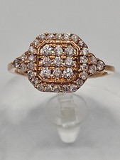Natürlicher rosa Diamantring