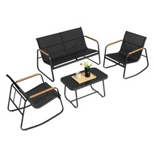 Gartenlounge set tlg - gartenlounge-set, 4-tlg.
