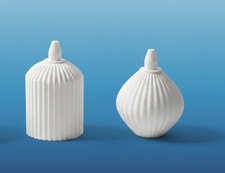 Lampenschirme "gestreift" für