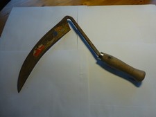 Alte antike geschmiedete Handsichel Sichel Handsense Sense Ca. 50 Jahre
