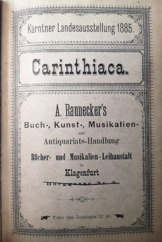 Carinthiaca katalog von - carinthiaca.,