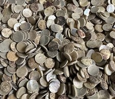 500 Stück Perlmutt Dot Perlmuttscheiben echte Muschel 11mm Rohlinge Perlmutt DIY