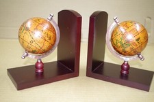 Buchstützen Set Globus Weltkugel