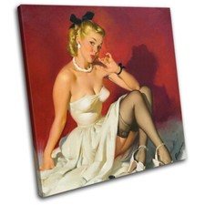 Vintage Girl Poster Sexy Retro