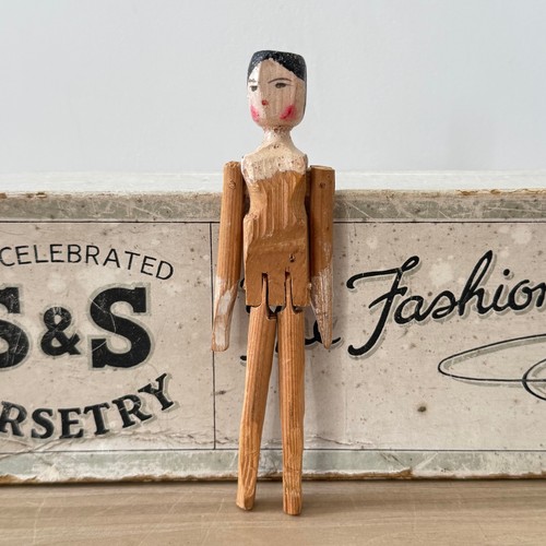 Vintage volkskunstpuppe mit - volkskunstpuppe,