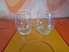 DDR Superfest Glas 2 x Tumpler Cognac Rum Whiskey VEB Sachsenglas Schwepnitz