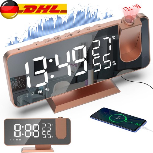 Led radiowecker mit - radiowecker,