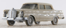 Wiking 1:87 Mercedes A.S.S PKW Alt MB 220 Heckflosse 1961 GK 140/6I CS 378/1E
