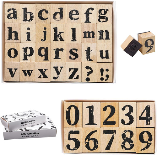 Holzstempel set - holzstempel,