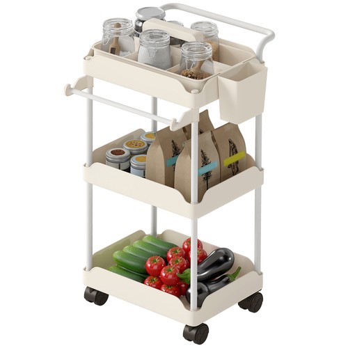 Homcom küchenwagen rollwagen - küchenwagen,