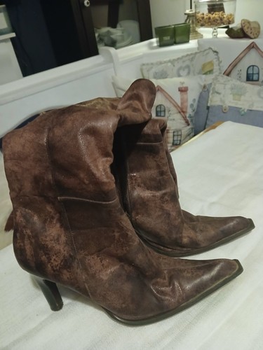 Braune absatzstiefel - braune, 39-