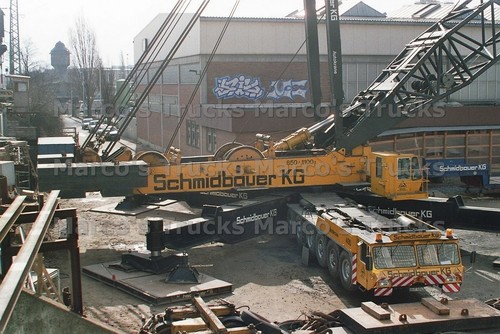 Lkw foto kranwagen gelb - kranwagen,