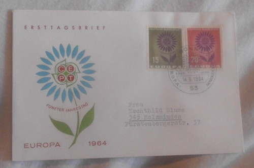 Bund fdc 445 - bund, mi.-nr.
