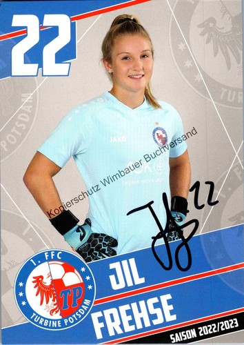 Original autogramm jil frehse - original,