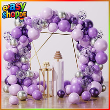 Lila luftballon girlande - lila,