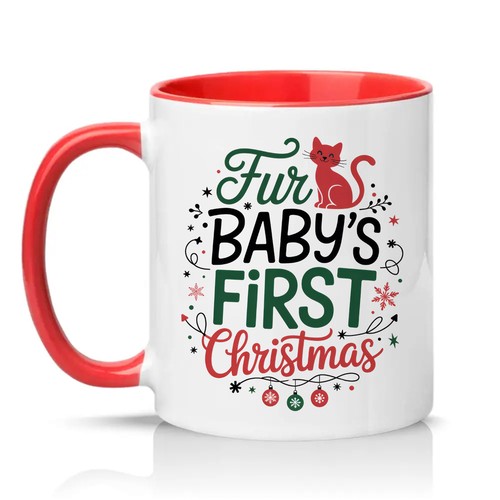 Fur babys first christmas - babys,