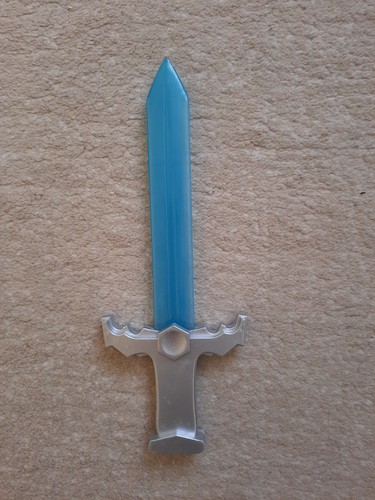 Blaues spielzeugschwert aus - blaues,