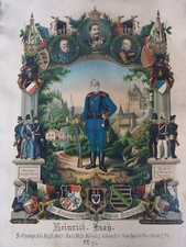 Reservistenbild 15. königlich bayrisches Infanterie Regiment König Albert von Sa