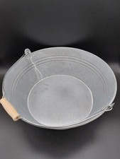 3er Set Zinkwanne Zinkeimer