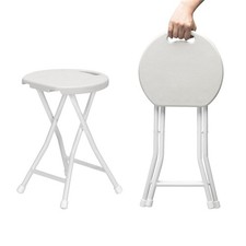 Klapphocker Sitzhocker Küchenhocker Rundhocker Klappbar Falthocker mit Tragegrif