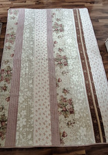 Tolle Tagesdecke, Bettüberwurf, Patchwork 140 x 200 cm Wendedecke, Sofaüberwurf