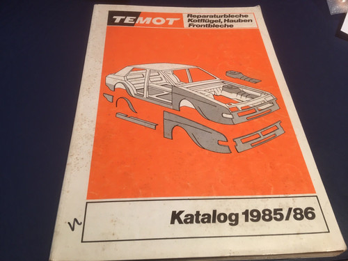 Orig temot blechteile katalog - blechteile,