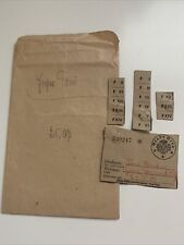 1944! 5x Dokumente Reichskleiderkarte Gera Weimar 2. Weltkrieg Wehrmacht WW2 2WK