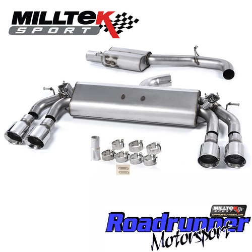 Milltek audi sportback - s3, 8v