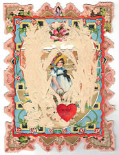 USA Kulissenkarte Valentinstag To my Love 3D 1925 Whitney Worcester Valentine D7