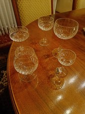 Je 6 Kristall Gläser der