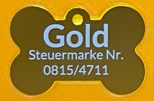 Alu hundemarke dogtag - /,