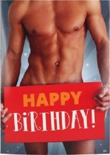 Sexy Geburtstagskarte mit
