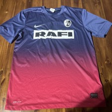 Matchworn SC Freiburg Trikot Nike Gr. M Junioren Bundesliga dunkelblau #16