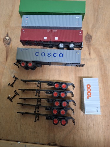 Container chassis konvolut - container,