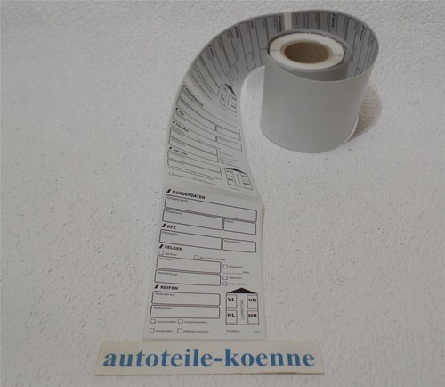 100 etiketten radeinlagerung - 100,