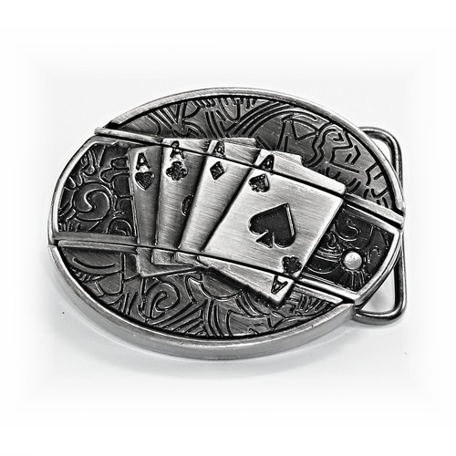 Poker gürtelschnalle - poker,