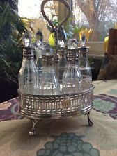 Antikes Menage Set. Sterling Silber. London 1780. Top erhalten