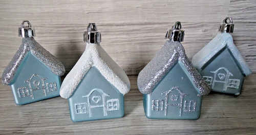 Christbaumkugeln haus blau - 4, christbaumkugeln-haus-blau