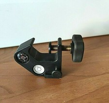 Alu KLEMME mit Blase und Kompass Schnellverschluss für Stangen 32 mm Durchmesser