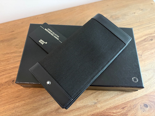 Montblanc canvas wallet - wallet,