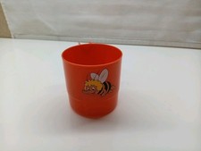 Original Trinkbecher Biene Maja  APOLLO FILM WIEN 70er Jahre Orange Becher ..