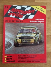Rennsportwoche 23/1977 BMW E12