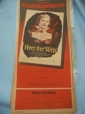 44 Herz der Welt Beta Suttner Filmplakat 1954 60x28cm gerollt movieposter DDR