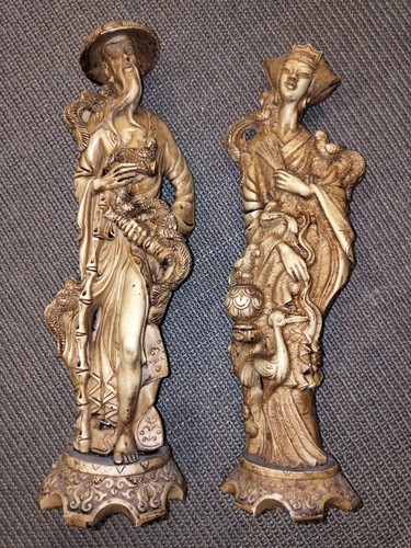 Chinesisches figurenpaar ca - |,