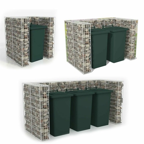 Gabionen mülltonnenbox - gabionen,