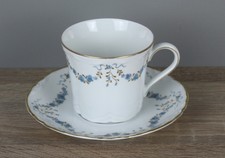 Hutschenreuther Racine Fontaine bleu Kaffeetasse Tasse + Untertasse