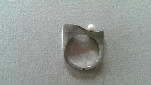 Ring perle weiß - ring,