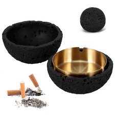 Metall Aschenbecher Großer